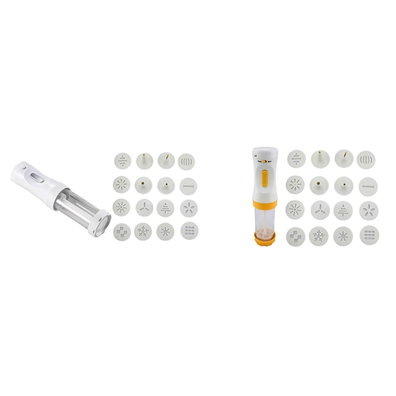 

1 Set Electric Cookie Press Churros Maker Tips for Cake DIY Tools Baking Accessories Cookie Stamp Set