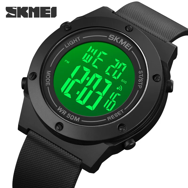 

SKMEI Outdoor Military Chronograph Alarm Clock LED Light Digital Wristwatches 50M Waterproof Watches Men Relogio Masculino 1772