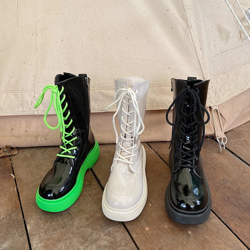 

Ботинки женские, на молнии, на каблуке, водонепроницаемые, 2021