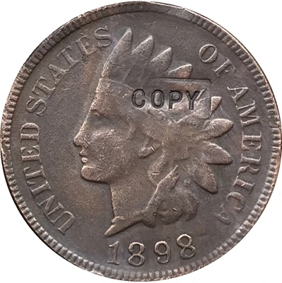 

1898 копия монеты в индийском стиле