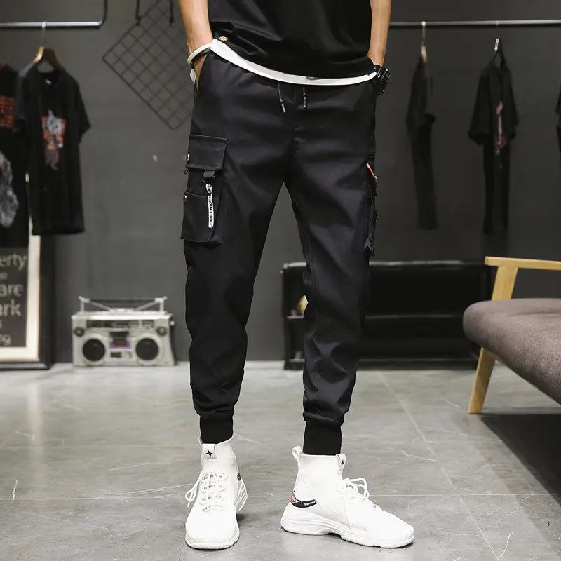 

2020 Cargo Pants For Men Multi-pocket Harem Hip Pop Pants Man Trousers Streetwear Sweatpants Hombre Male Casual Fashion Plus 5XL