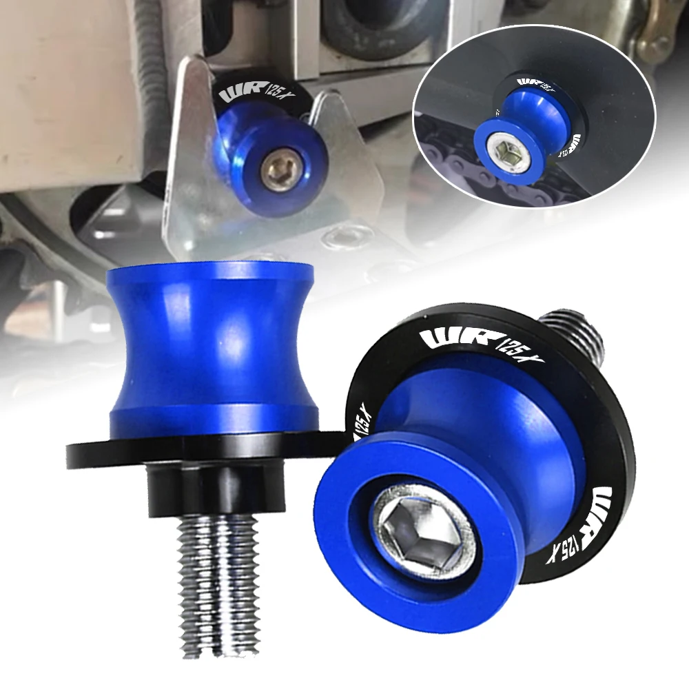 

Motorcycle FOR YAMAHA WR125X WR 125X WR-125X WR125 X 2012 2013 2014 2015 2016 2017 2018 Swingarm Spools Stand 6MM Screws Slider