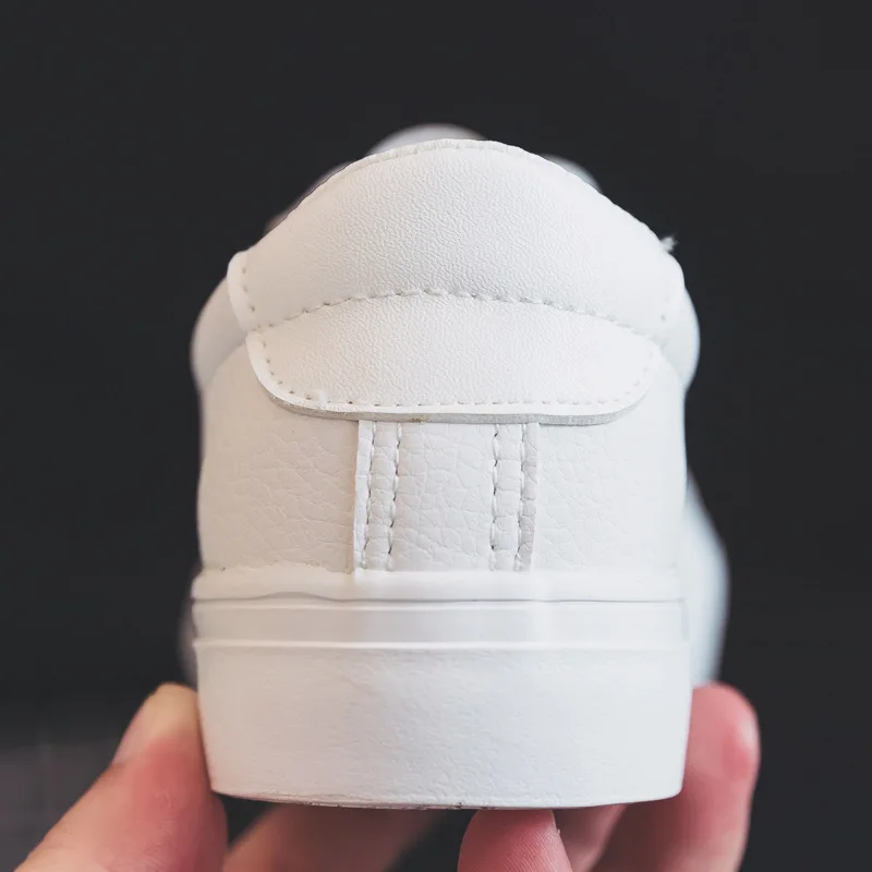 

Fashion Shoes Women's Vulcanize Shoes Spring Casual Classic Solid Color PU Leather Shoes Women Casual White Shoes Sneakers 2021