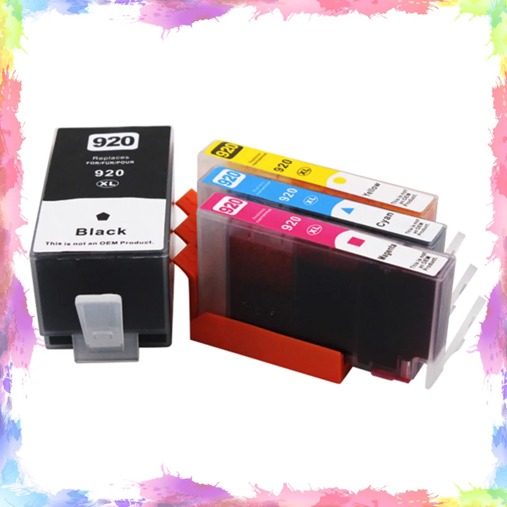 920 compatible ink cartridge black for HP 920XL For HP920 Officejet 6000 6500 6500A 7000 7500 7500A printer | Компьютеры и офис