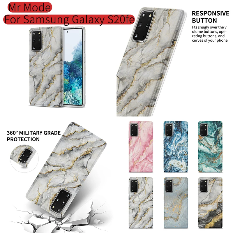 

Fashion Marble Gilt Glitter Protective Shell Soft Phone Cases Cover For Samsung Galaxy S20 S10 FE Plus Note 20 10 Pro Lite Ultra