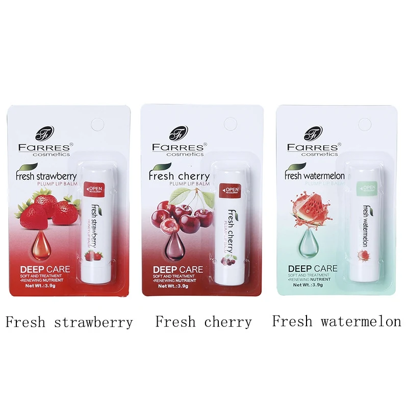 Средство для ухода за губами с фруктовым ароматом стойкая водостойкая