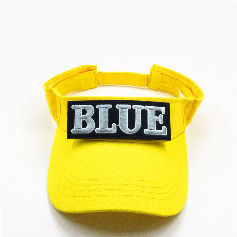 

2020 Cotton Blue Letter Embroidery Visors Baseball Cap Adjustable Snapback Cap for Men and Women 44
