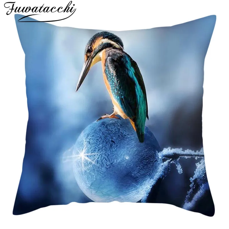 Fuwatacchi Woodpecker Сова птица фото чехол для подушки панда животное наволочка