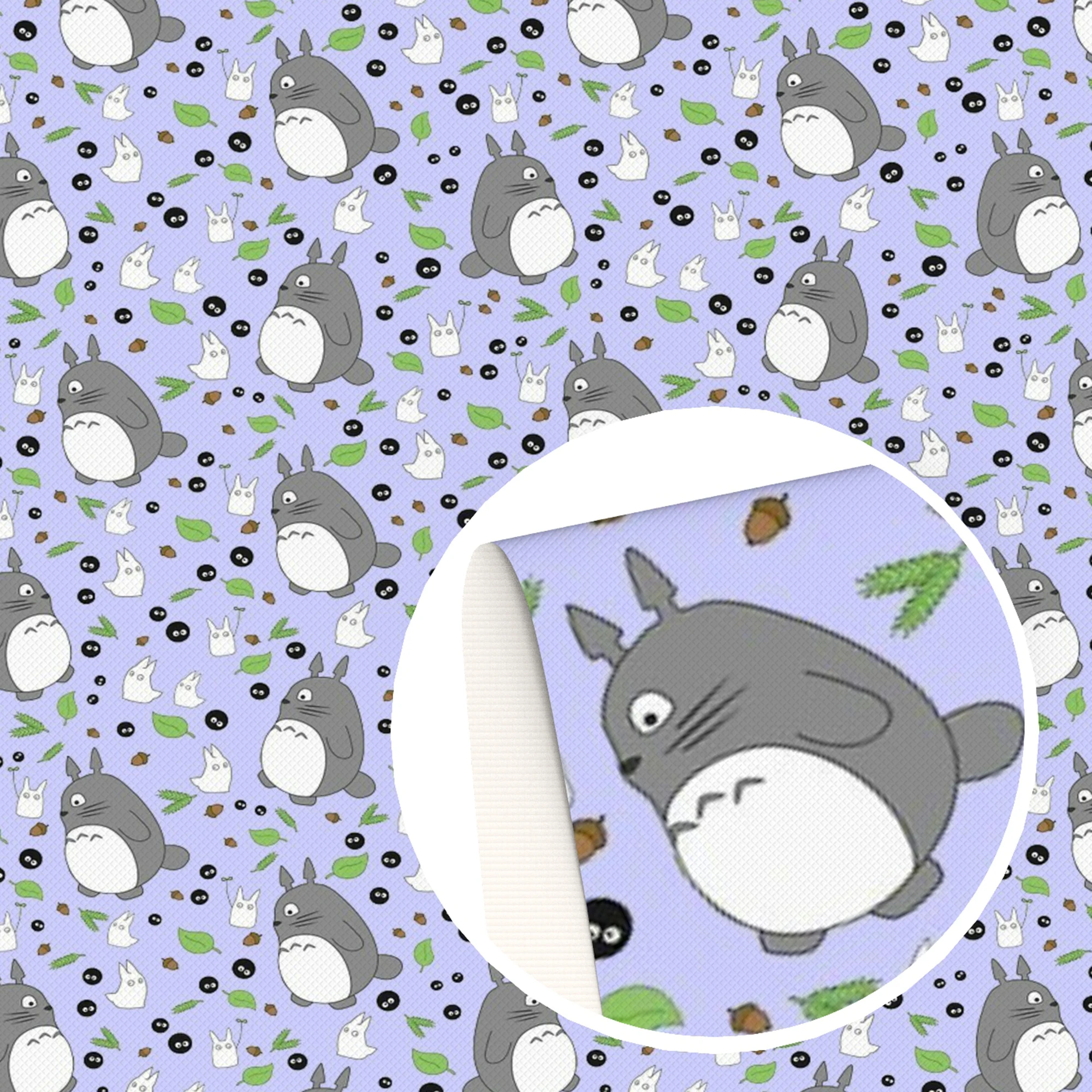 Простыня из искусственной кожи с принтом мультяшного кота 20*33 см для бантов сумок