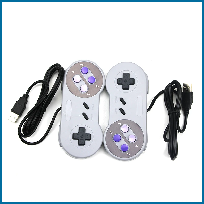 USB контроллер-робот S 2 шт. супер игровой контроллер SNES классический геймпад