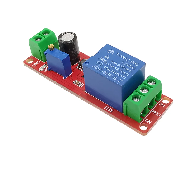 NE555 DC 12V реле задержки таймера Shield Module Time Switch регулируемое отключение экран 0 ~ 10S |