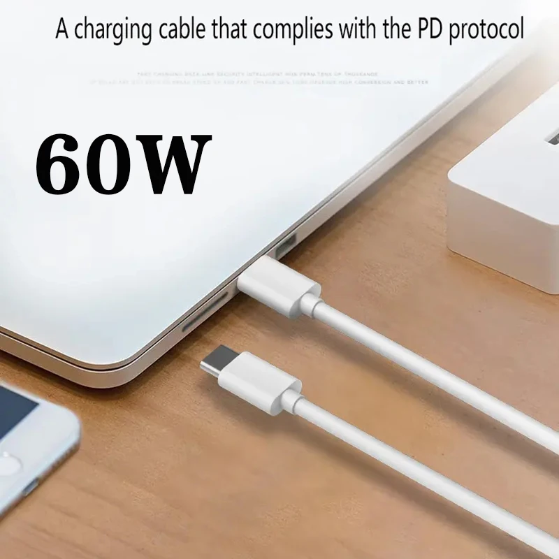 60W быстрая зарядка PD USB C Type кабель зарядного устройства для iPhone 12 Pro Max Мини 11 Xs Xr X 6 7