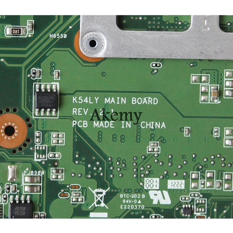 

Akemy K54LY Laptop motherboard For Asus K54L K54LY X54H X54H K54HR X84H Test original mai'nboard REV2.1/2.0 PM