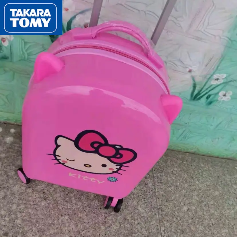 Милый креативный чемодан Takara Tomy Hellokitty с героями мультфильмов детская тележка