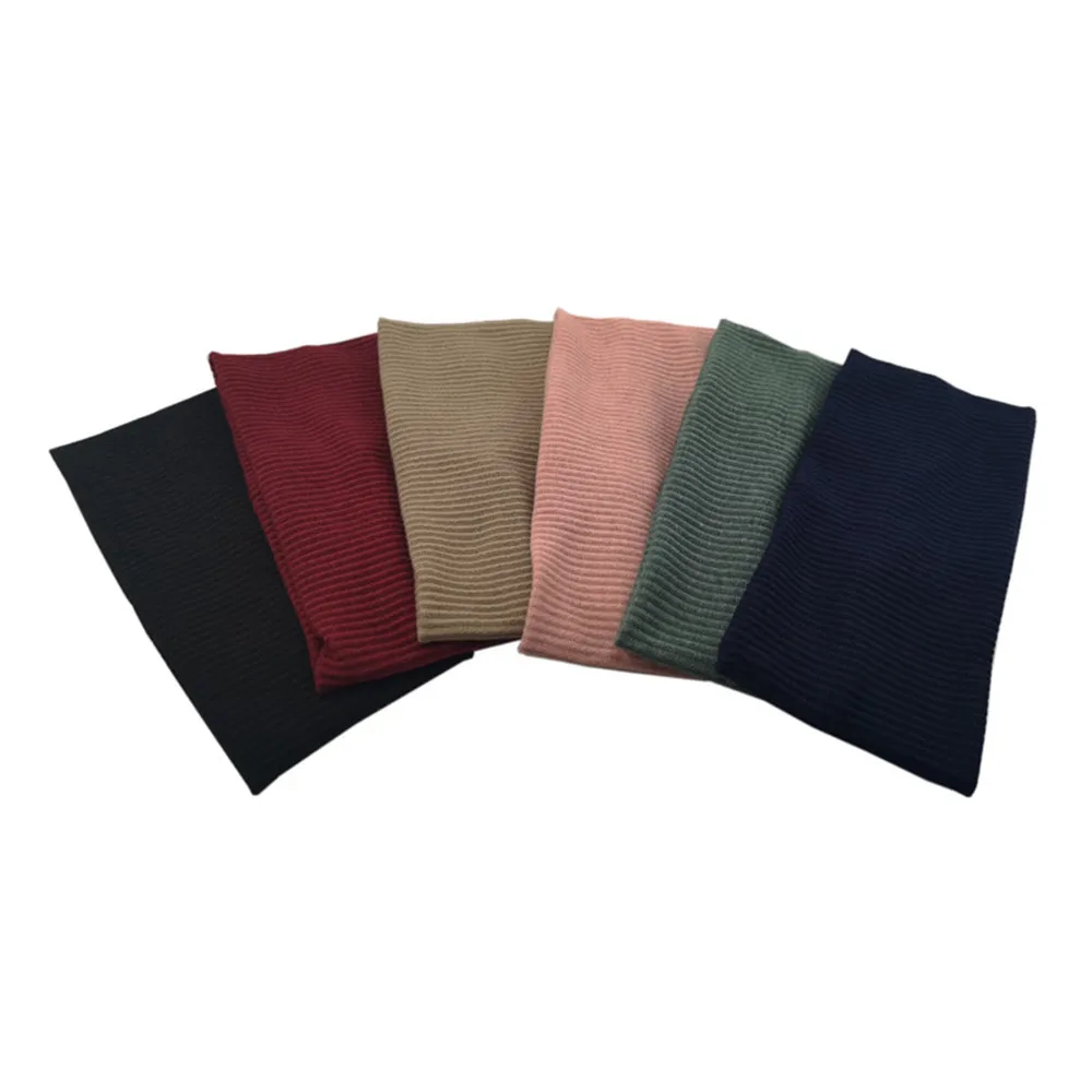 Женский широкий вязаный головной убор 9 см однотонный простой Джокер эластичный