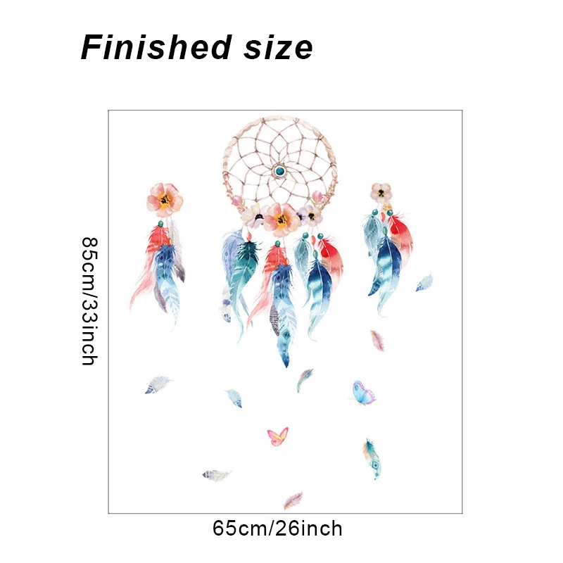 Ловец снов на стену наклейки для детской комнаты спальня настенный Декор перо