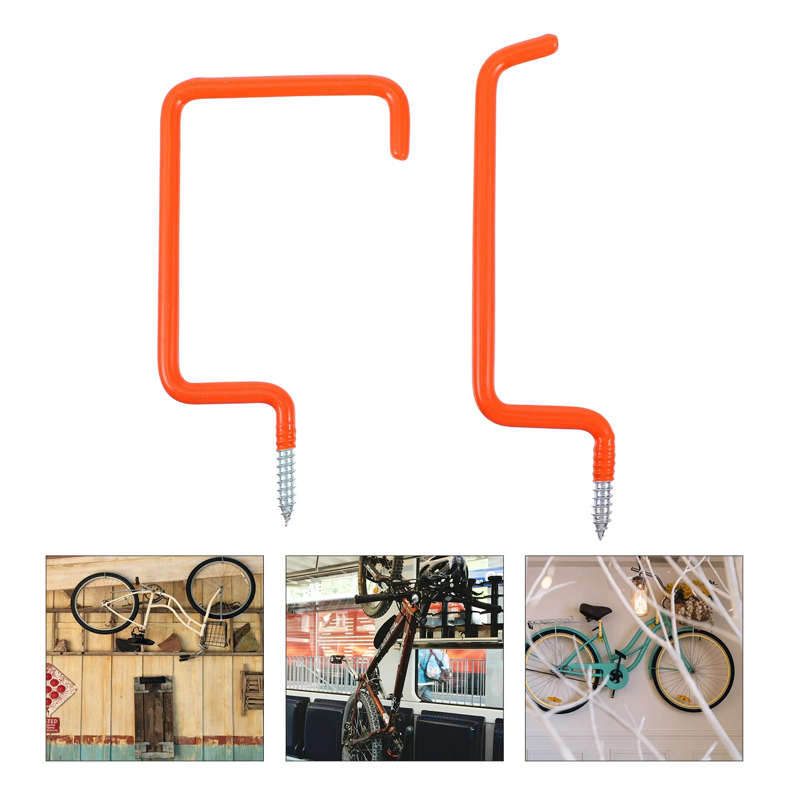 

4Pcs Practical Bike Hook Heavy Duty Bike Storage Hooks Bike Hanger for Home
