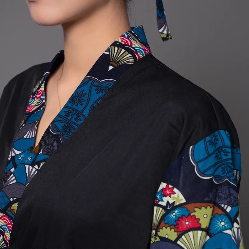 Tunic Japanese Chef Jacket Sushi Cook Apron Unisex Restaurant Work Clothes Uniform Japan Kimono Women Catering Bakery Pastry |