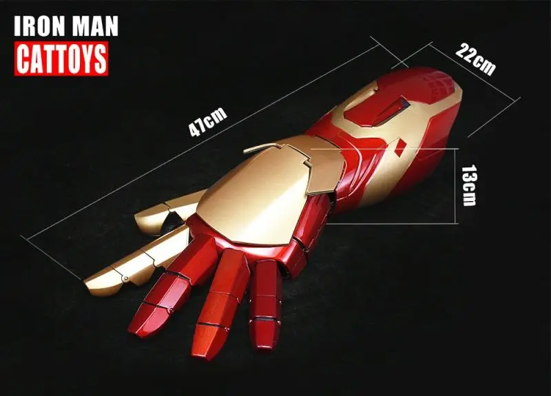 CATTOYS MK42 Mark42 XLII носимая рука-перчатка 1/1 светодиодный защитный чехол для Железного