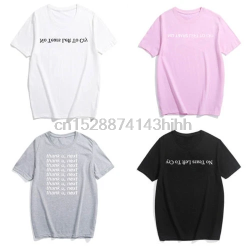 

Ariana Grande No Tears Left To Cry T-Shirt thank unext Tee Shirt Tops S M L XL