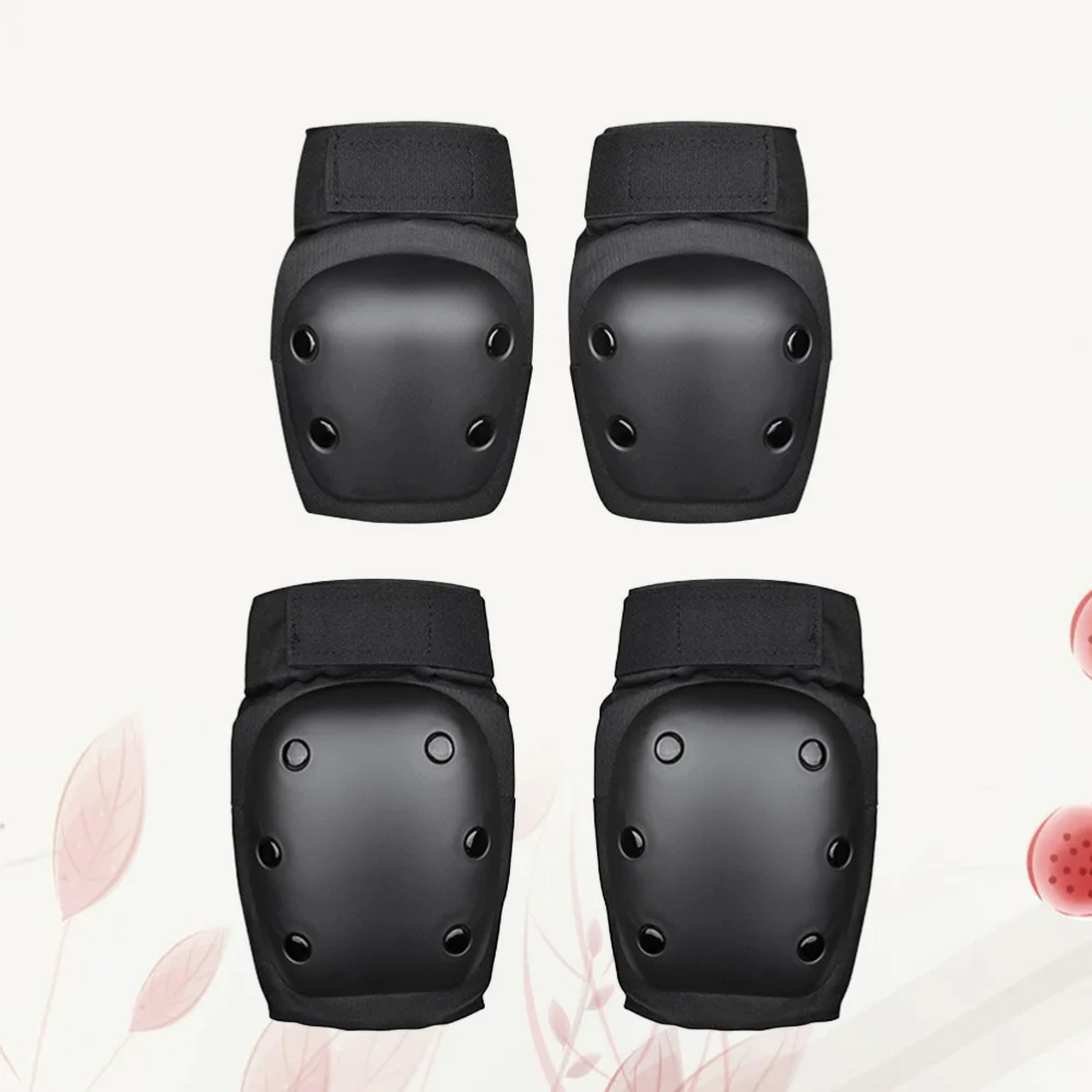 

1 Set/4pcs Outdoor Sports Brace Protector Breathable Elastic Pads Children Knee Sleeve for Kids Child (S Size, Fit for 25-40kg)