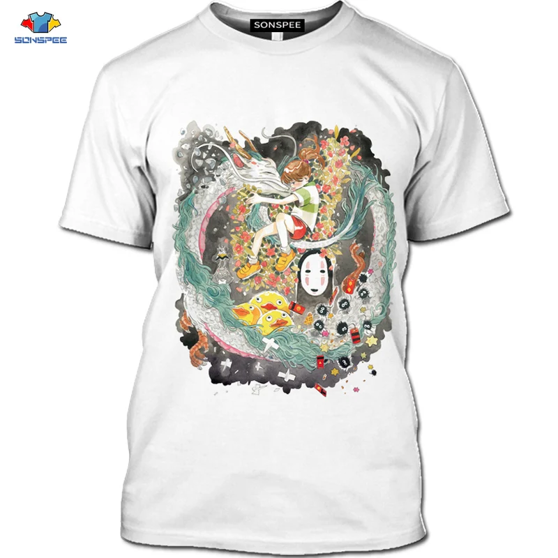 Мужская футболка с короткими рукавами SONSPEE Повседневная и изображением замка