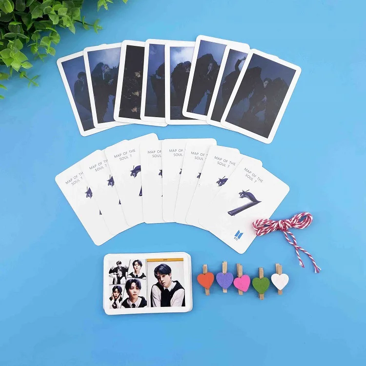 Южно корейские группы K POP Bangtan Boys карта души 7 ломо карты фотокарточек Почтовые