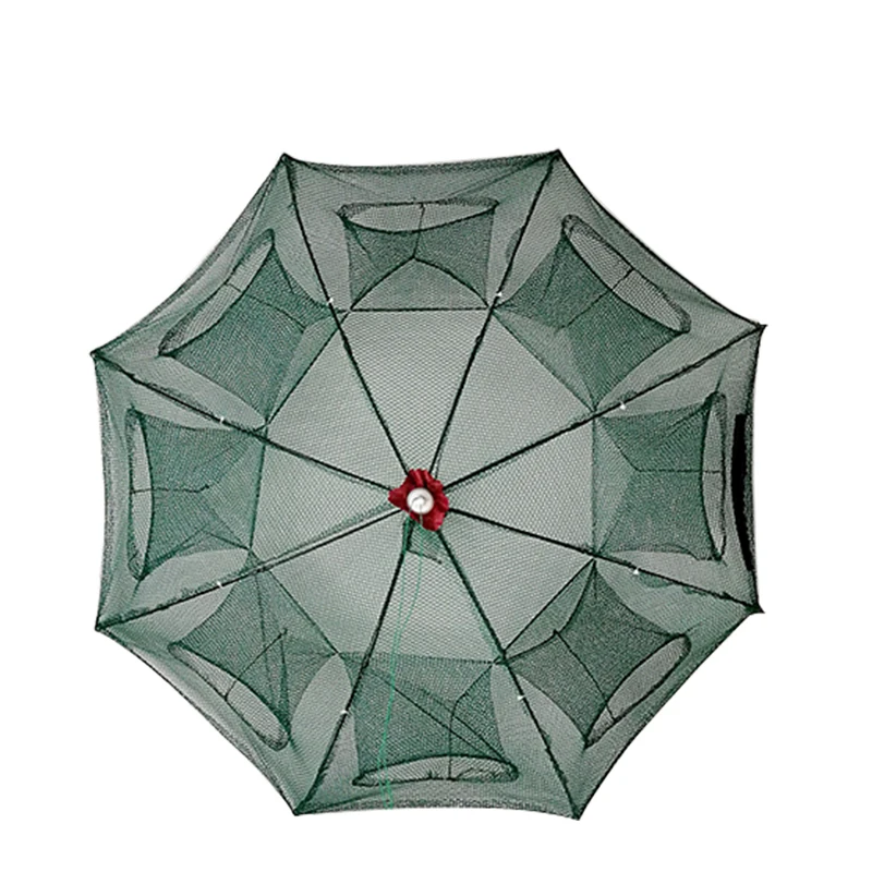 Усиленная рыболовная сеть складная с отверстиями 4/6/8/10 автоматическая маленькая