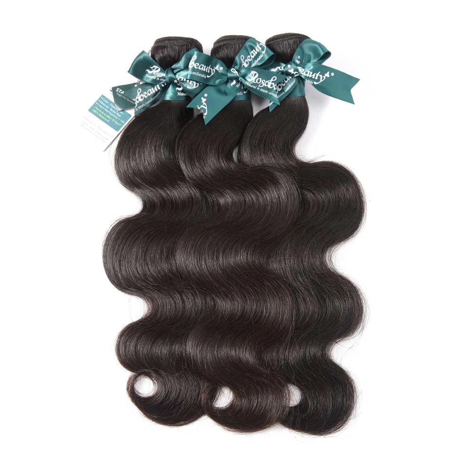 RosaBeauty 8A человеческие волосы, пряди, перуанские волнистые волосы, 3 пряди/Лот, волосы remy для наращивания