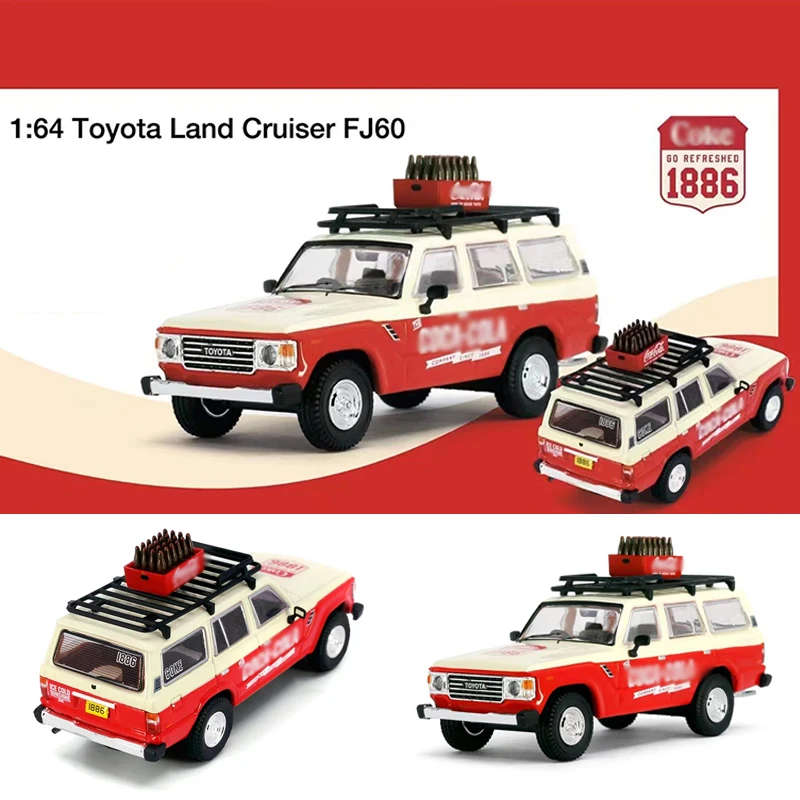 

INNO+Tiny 1/64 Model Car Toyota Land Cruiser FJ60 Alloy Die-cast Vehicle Collection