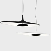 luceplan soleil noir pendant light dining suspension metal interior black white pendant light afe restaurant kitchen island lamp