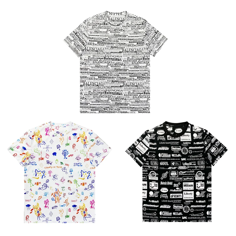 Летняя коллекция для мужчин 2020 футболка с особенным рисунком цифровая печать