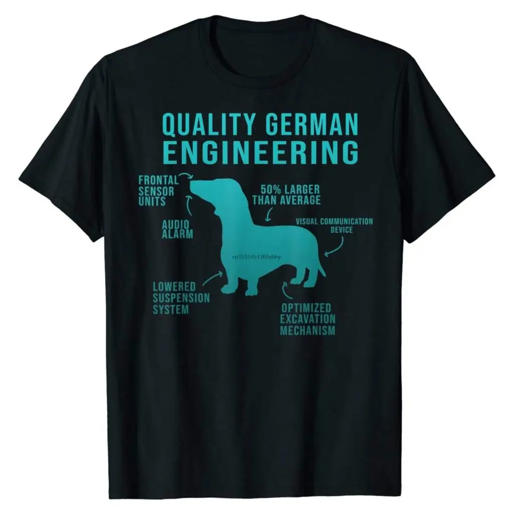 Weiner собака шутка саркастическая немецкая хлопковая рубашка Daschund для мужчин и