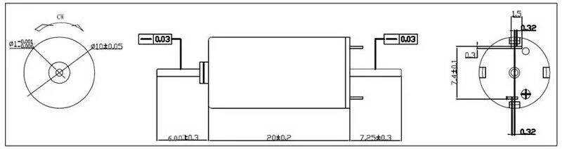 10 мм 20 мм10 мм 22 мм мотор без серде