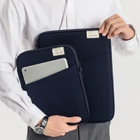 Portable Women Mens Document Bags Travel Briefcase Business Pouch Waterproof Office Worker Notebooks Pens Organize Accessories