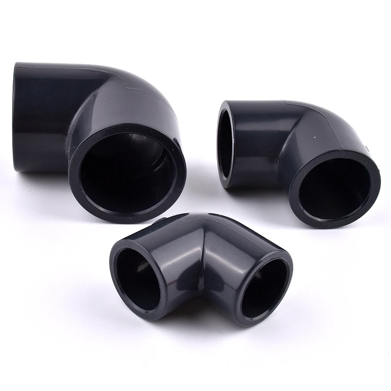 I.D 20~63mm UPVC Pipe 90° Equal Elbow Connector Irrigation System Hydroponics Planting Frame Plastic Socket Connectors - купить по
