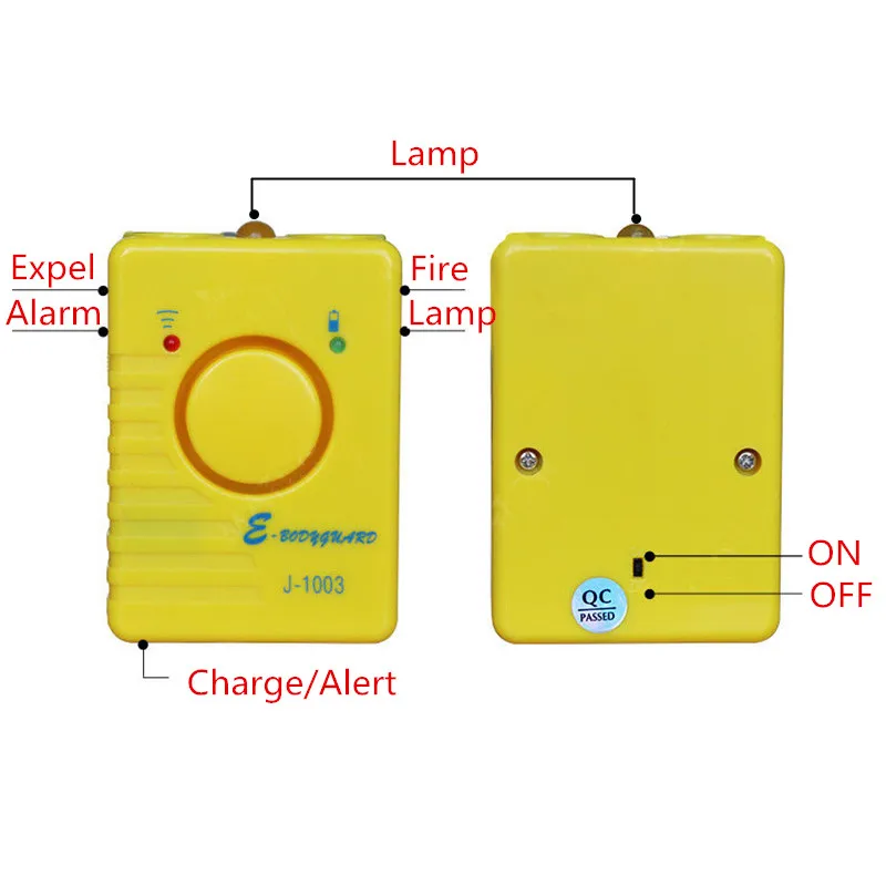 Отпугиватель собак ультразвуковой перезаряжаемый со светодиодным фонариком и