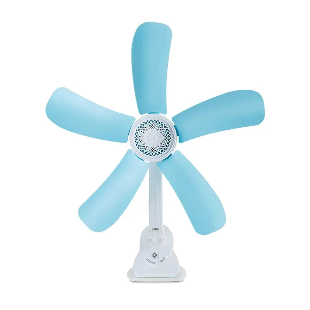 

220V Wall Fan Breezer Cooler Office Portable Electric Clip Fan Adjustable 5 Blades Multifunction Bed Mute Table Clip Fan Summer