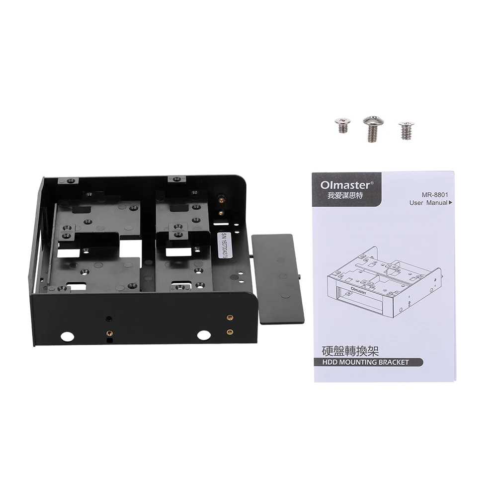 Olmaster MR-8801 полезный Монтажный кронштейн 2 5 дюйма для SSD HDD подходит 3 &quotHDD/2 5" HDD/SSD