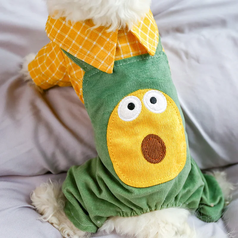 

Dog jumpsuit spring summer autumn dress thin teddy than bear Bomi puppy dog clothes