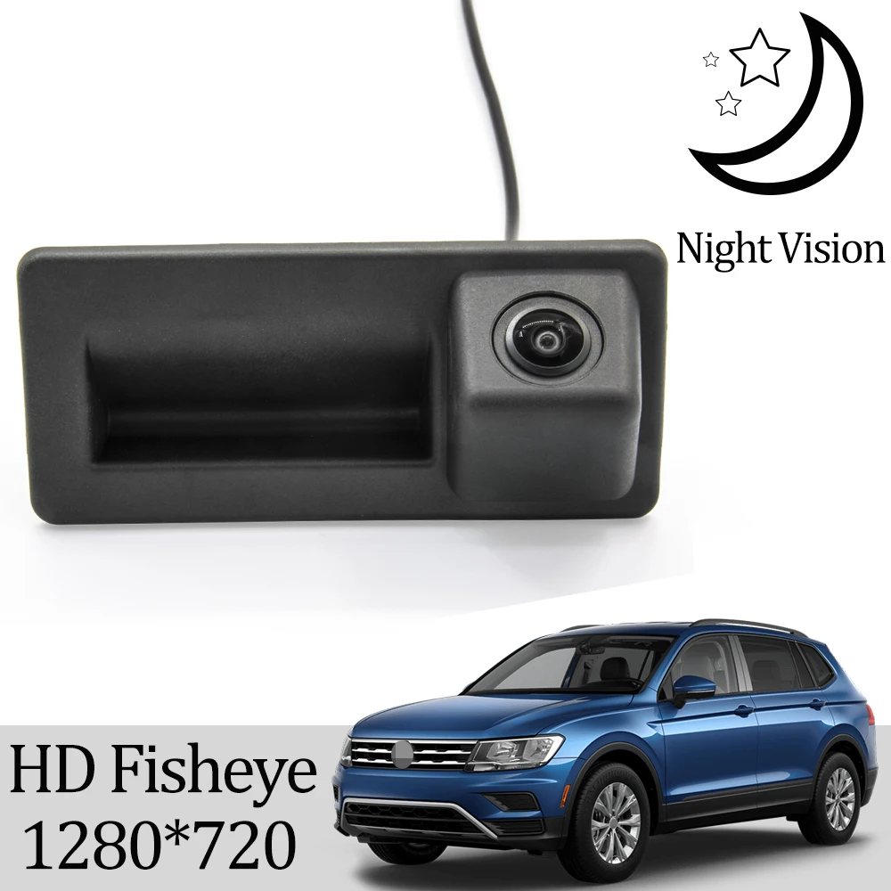 Owtosin HD 720P зеркало заднего вида крышка багажника Камера для Volkswagen VW Tiguan/TIGUAN L MK2 2016