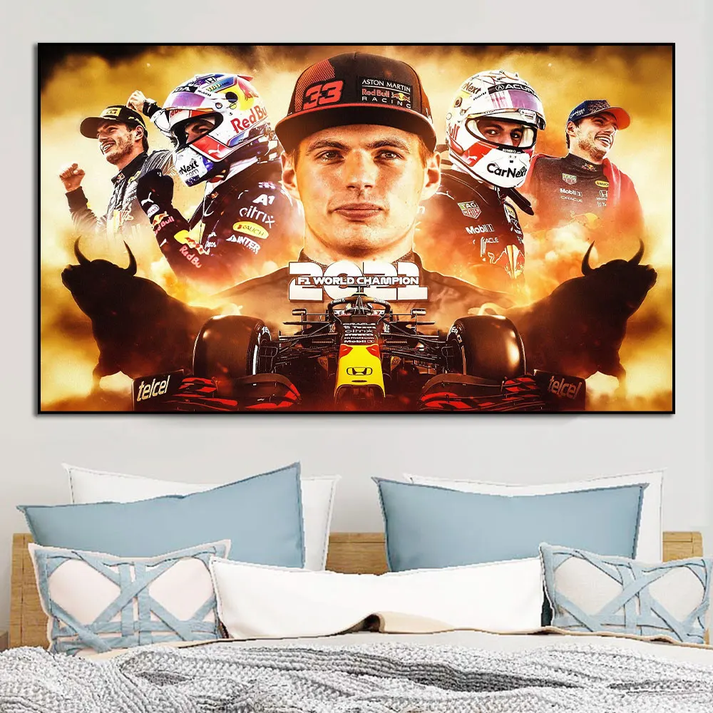 

F1 Racer Poster 2021 Formula World Champion Prints Picture Racing Portrait Decoration Art Decor Print Painting Room Wall Canvas