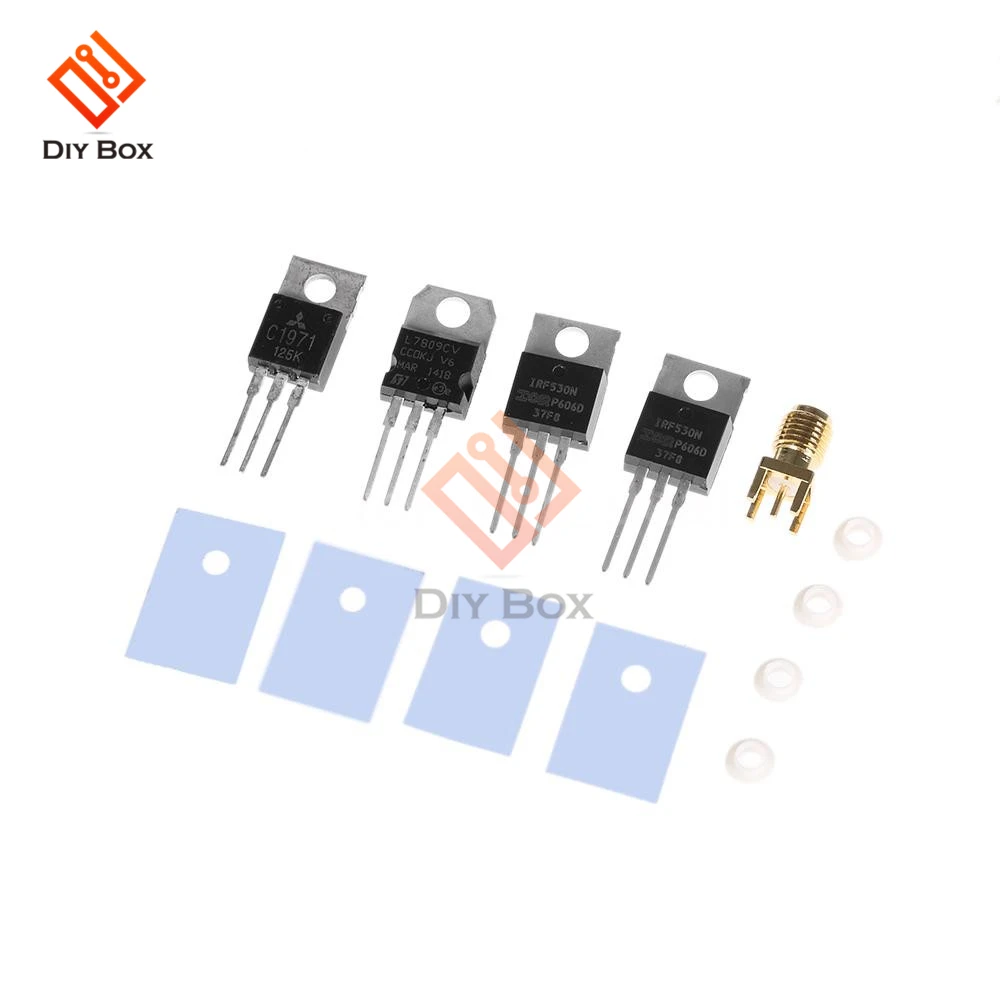 Модуль усилителя мощности SSB линейный 45 Вт DIY Kit CW FM HF Radio Transceiver Shortwave Receiver Sound on.