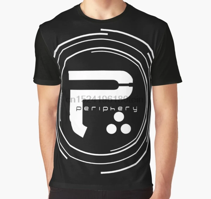 Принт по всему миру 3D футболка Мужская забавная Periphery band Tour 003 полная печать