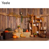 yeele autumn backdrop photocall haystack wooden house baby portrait photographic photography background photo studio photophone