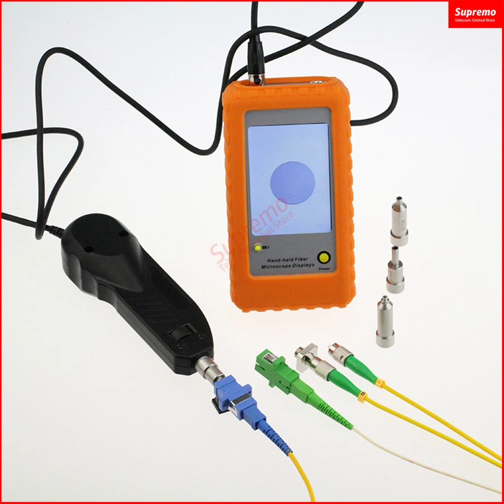 

Fiber Optic MicroScope FVM-100 Connector Inspection Video optical fiber Inspection Probe and Display Fiber Optic Endoscope
