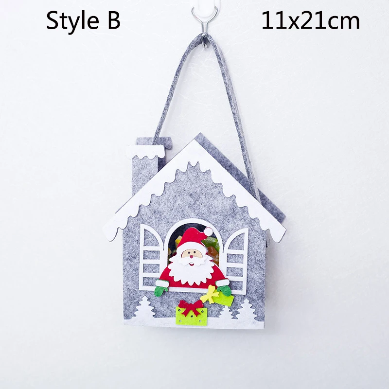 Новогодний подарок Санта Клауса подарочные сумки с рождеством конфетная сумка