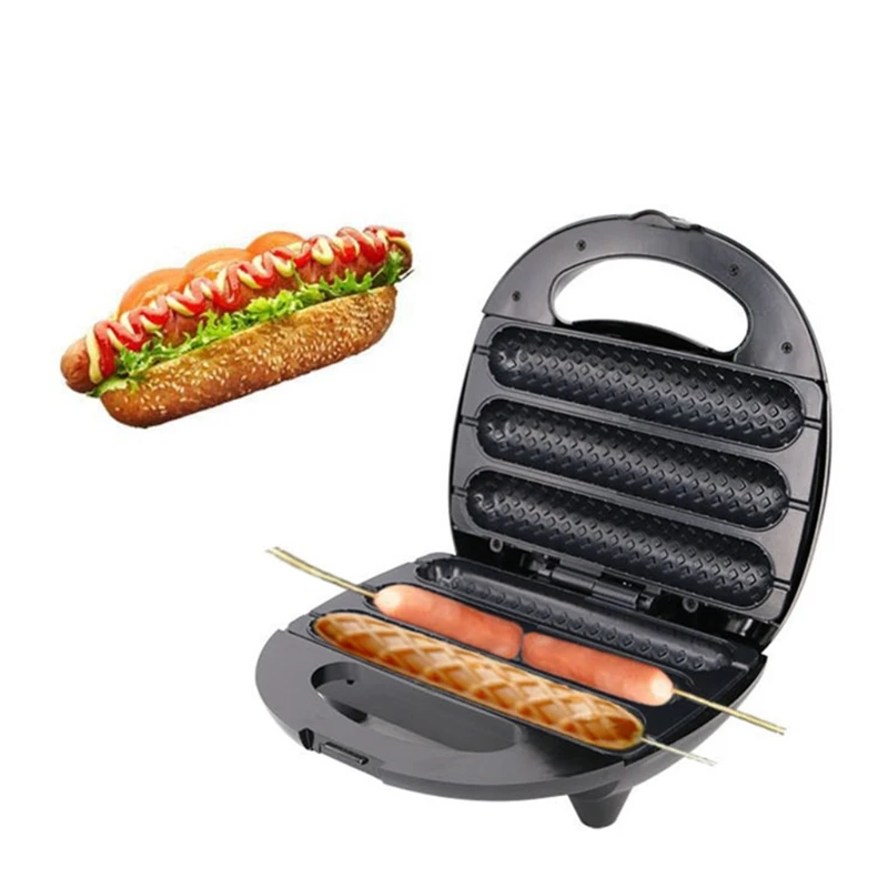 

Waffle Corn Dog Maker Hot Dog Presser Maker Waffle Stick Maker Hot Dog Maker Corn Dog Machine hot Dog and Corn Dog Maker