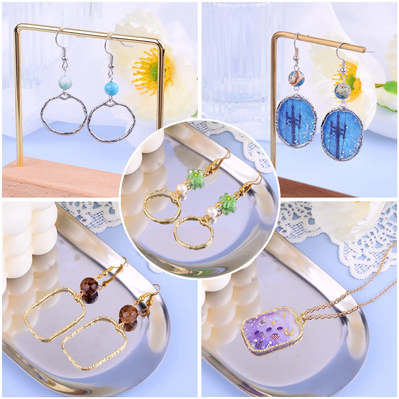 10 шт. подвески из сплава в виде геометрической рамки | Украшения и аксессуары