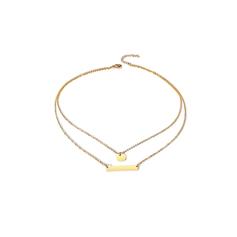 Европейские и американские ювелирные изделия в стиле минимализма из нержавеющей